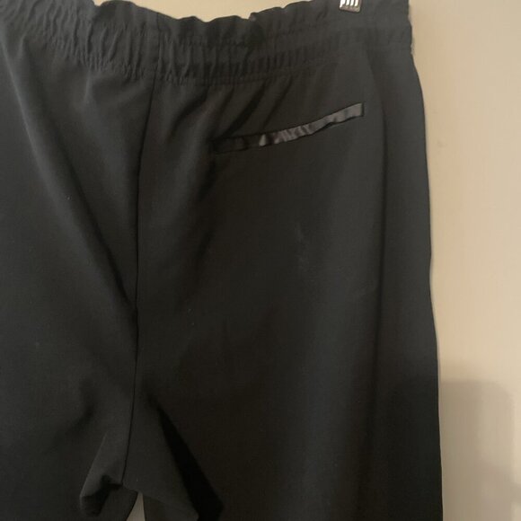 Athleta Metropolis Jogger Black Womens Draw String Waist Size 12 Side Strip - Picture 9 of 13